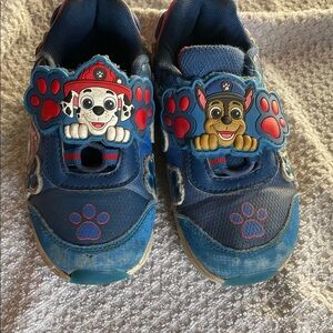 Paw Patrol Blue Sneakers with Character Patches